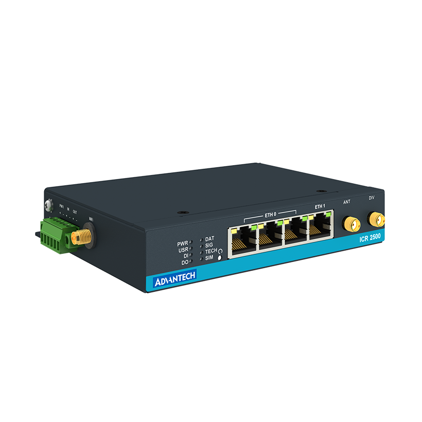 ICR-2500, EMEA, 4x Ethernet , Wi-Fi, Metal, Without Accessories